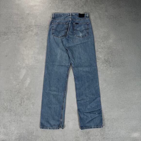 Harley Davidson Straight Leg Jeans Blue Vintage Denim - Size: 30x34 - Picture 6 of 9
